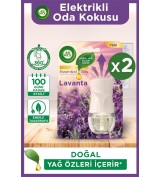 Air Wick Elektrikli Oda Kokusu Cihaz + Yedek Şişe Lavanta x 2 Adet